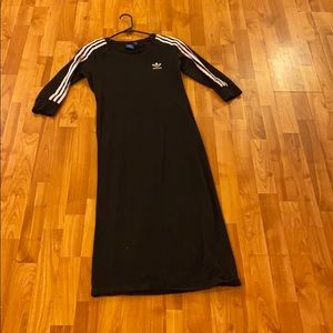 Black adidas dress